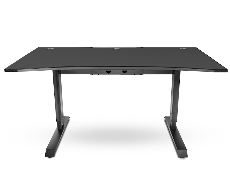 Svive Altair Gaming Desk matt svart med svarta sömmar Gaming desk