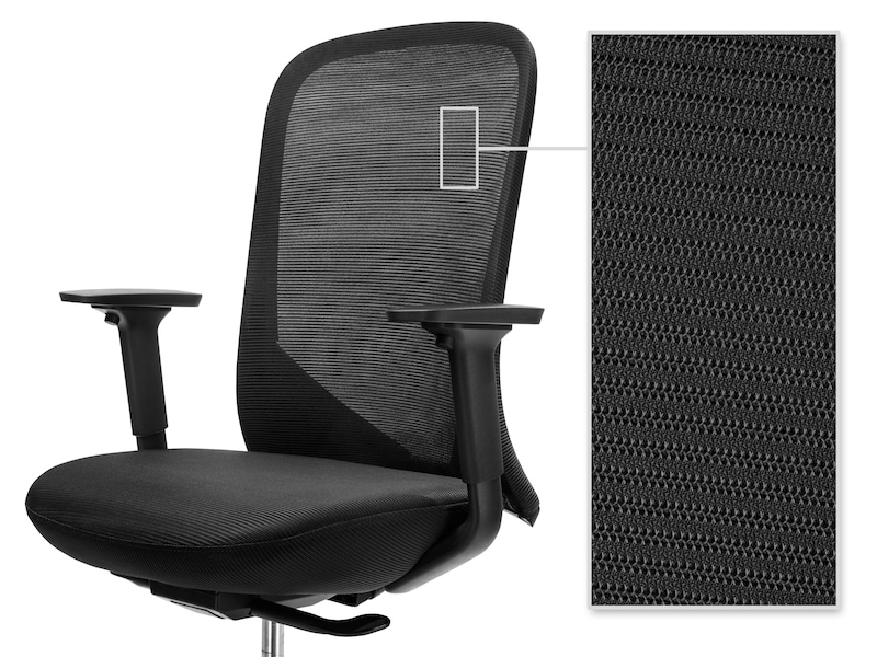 Ergonomisk kontorsstol design svart Kontorsstolar