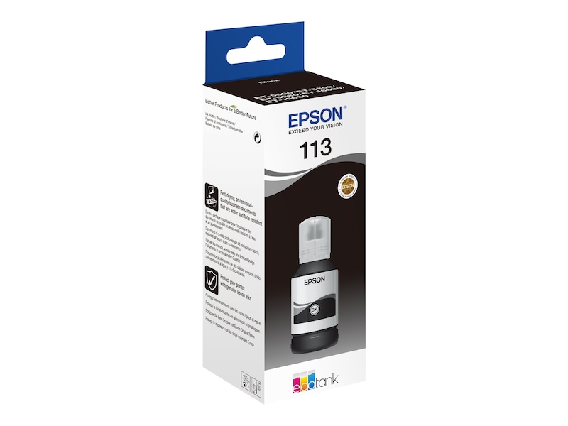 Epson Ink 113 Ecotank Svart Bläckpatron