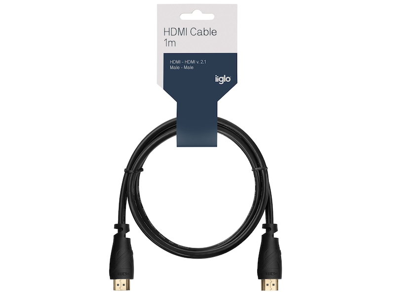 HDMI kabel 1m (svart) HDMI