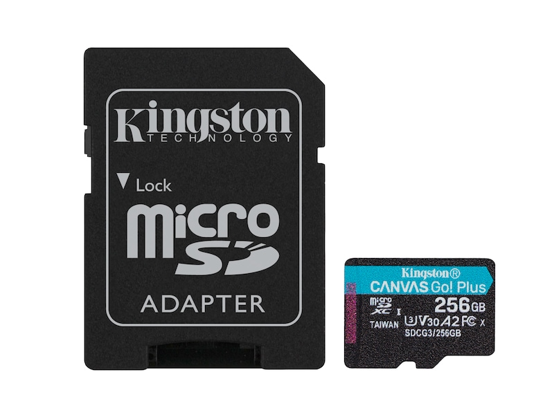 Kingston Canvas Go Plus microSD 256GB Micro SD