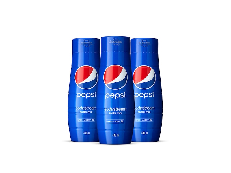 Sodastream-smak Pepsi, 3-pack Sodamaskiner