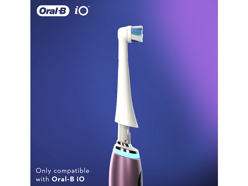 Oral-B iO Ultimate Clean Tandborsthuvuden 4pk. (vit) Tandvård