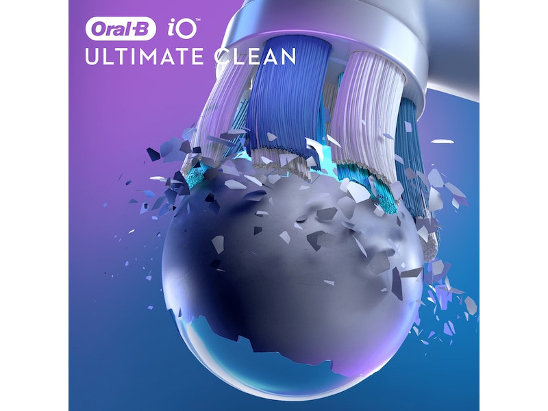 Oral-B iO Ultimate Clean Tandborsthuvuden 4pk. (vit) Tandvård