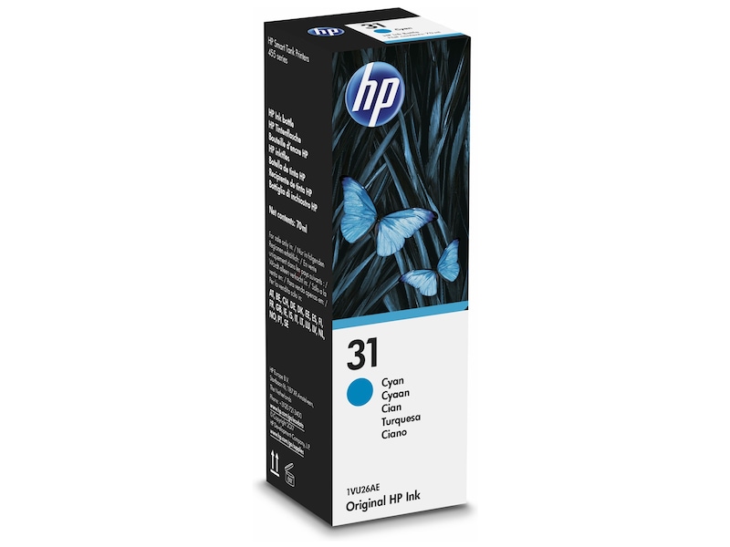 HP Bläck 31 Cyan Bläckpatron