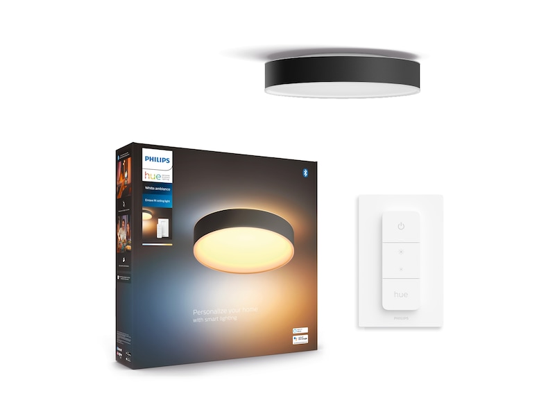 Philips Hue Enrave medium taklampa (svart) Lampor