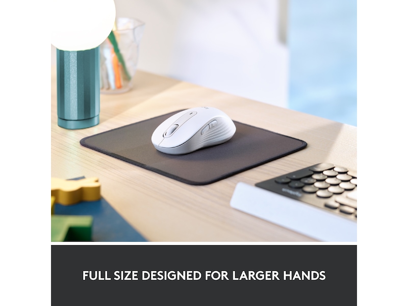 Logitech Signature M650 Large trådlös mus Offwhite Mus