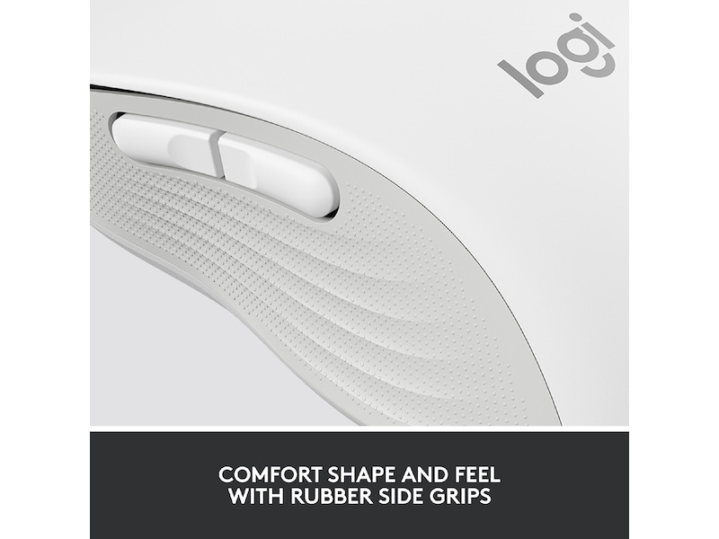 Logitech Signature M650 Large trådlös mus Offwhite Mus