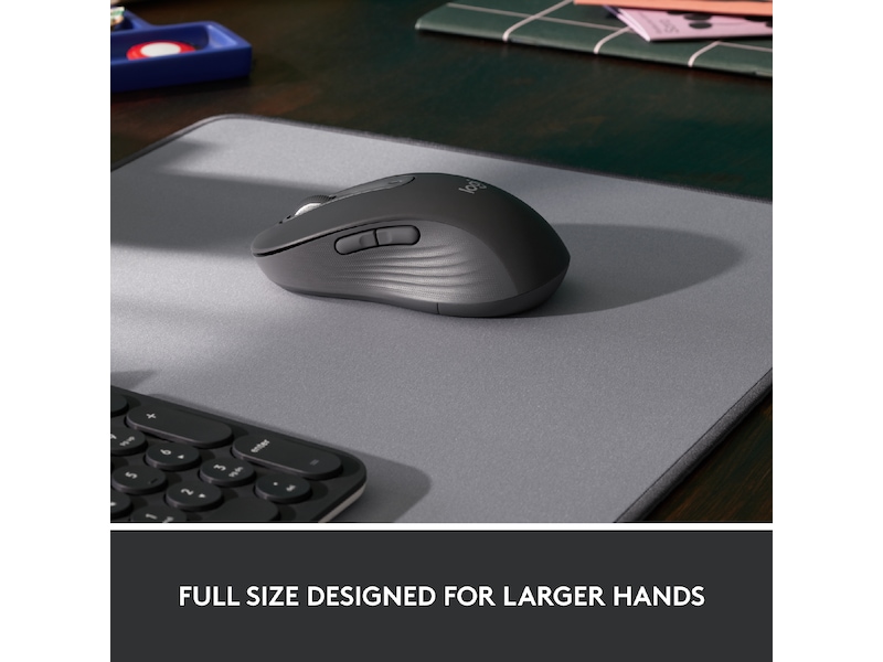 Logitech Signature M650 Large  trådlös mus grafitgrå Mus