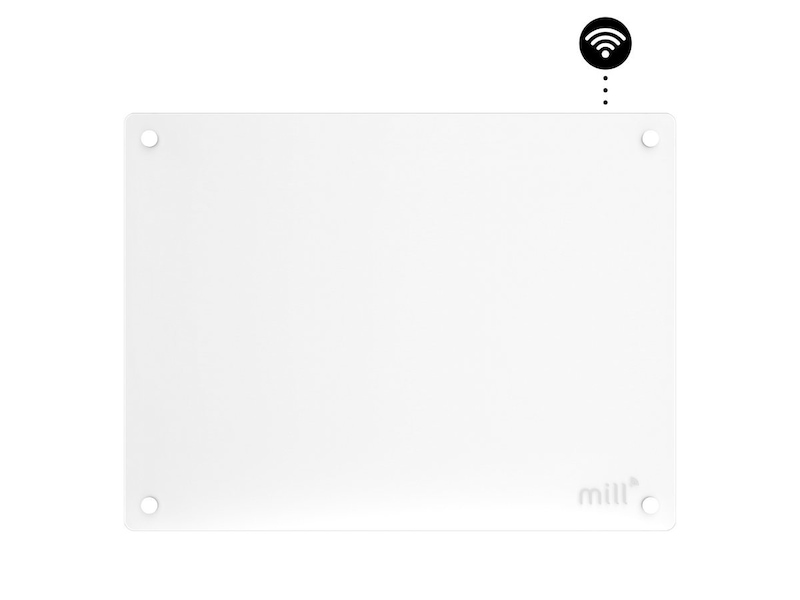 Mill Glas WiFi Gen 3 Panelelement 400W  (vit) Värmeelement/fläkt