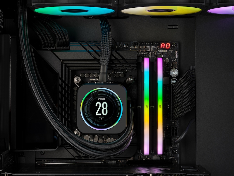 Corsair Vengeance DDR5 5200MHz 32GB RGB (svart) Minne