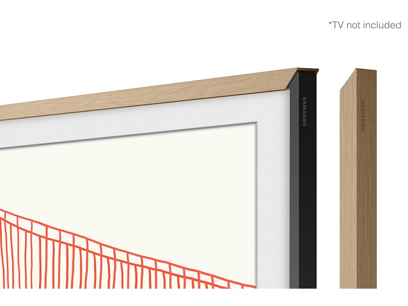 Samsung 85" ram till The Frame (2021-2024, teak) Tillbehör