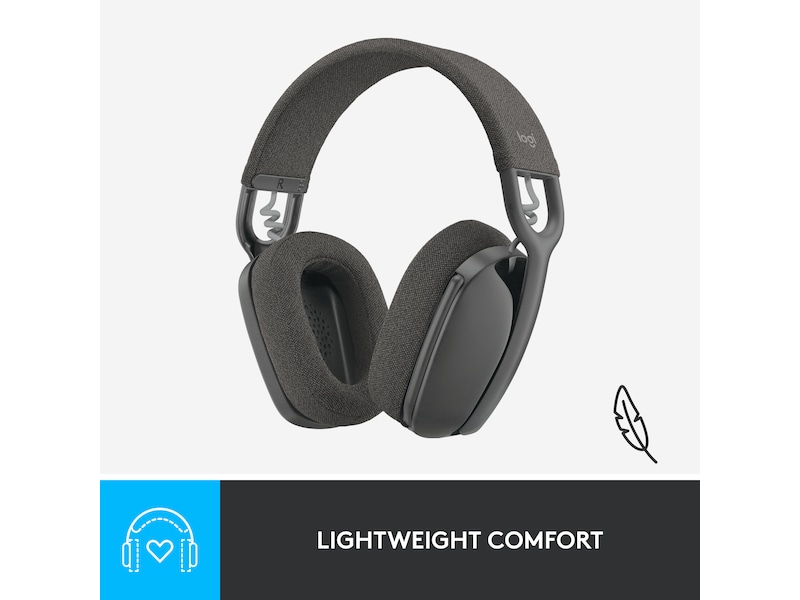 Logitech Zone Vibe 100 trådlös headset (grafit) Trådlöst