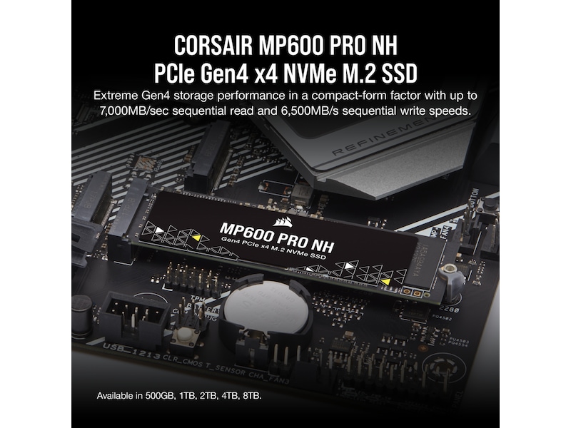 Corsair MP600 PRO NH NVMe M.2 SSD 1TB SSD M.2