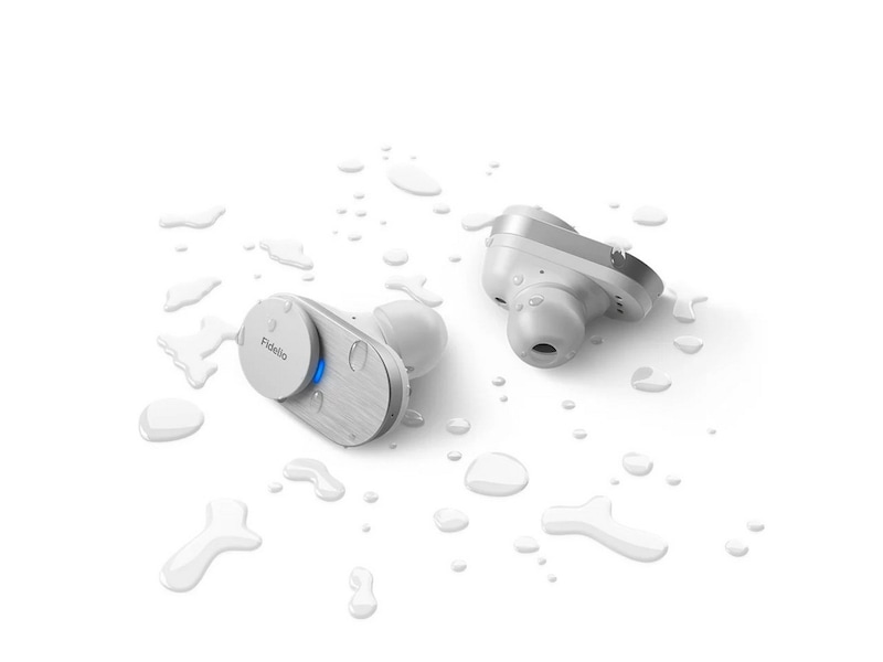 Philips T1WT/00 Fidelio Trådlösa Hörlurar, In-ear (vit) Trådlöst