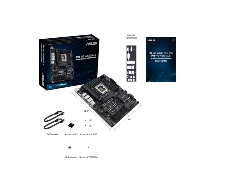 ASUS PRO WS W680-ACE Moderkort Intel Socket