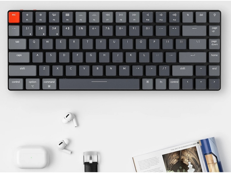 Keychron K3 V2 RGB Optical Brown Trådlöst Tangentbord Gamingtangentbord