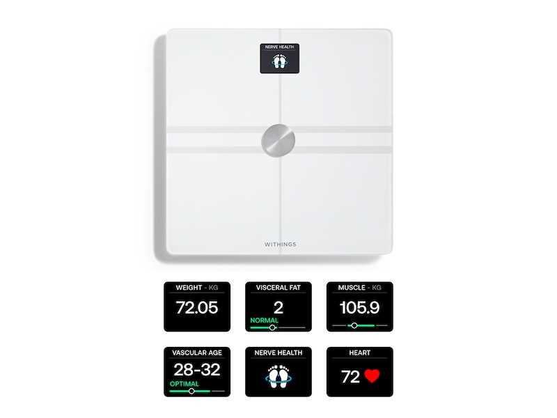 Withings Body Comp Wi-Fi smart badvåg (vit) Badrumsvåg