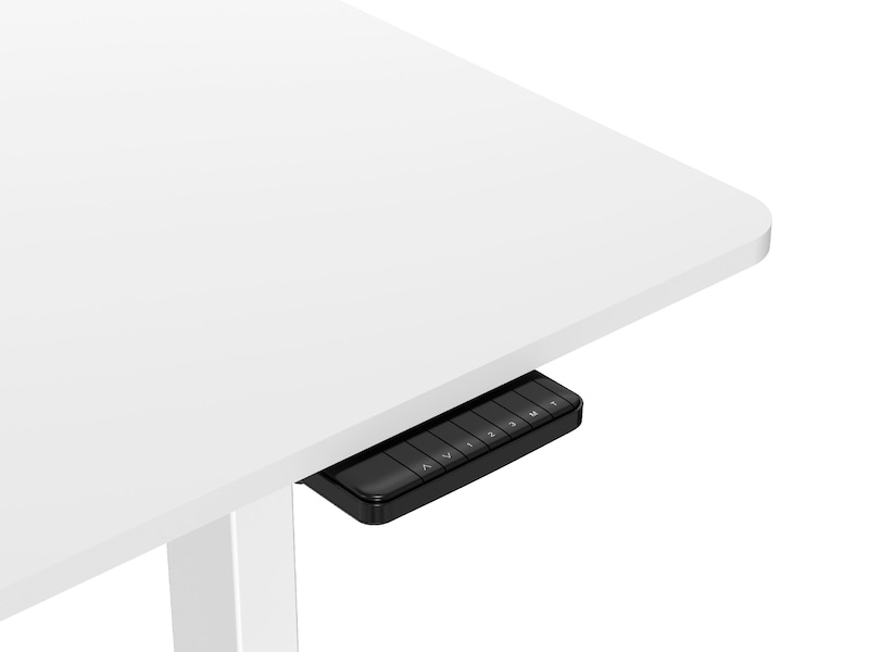 Ergonomiskt höj-/sänkbord 120cm (vit) Skrivbord