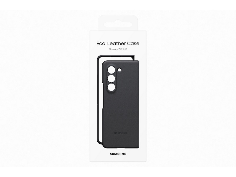 Samsung Z Fold5 Eco-leather Case (svart) Skydd