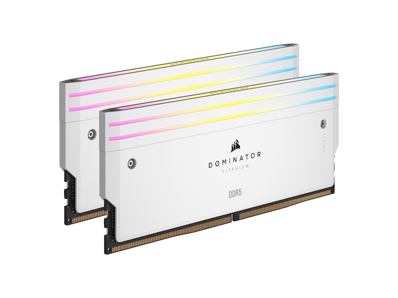 Corsair Dominator Titanium RGB DDR5 6400MHz 32GB (vit) Minne