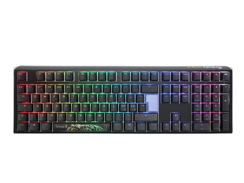 Ducky One 3 Classic Black / White Gamingtangentbord RGB Blue (svart/vit) Gamingtangentbord