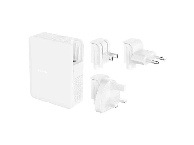 Belkin 4-port GaN 140W väggladdare (vit) Laddare