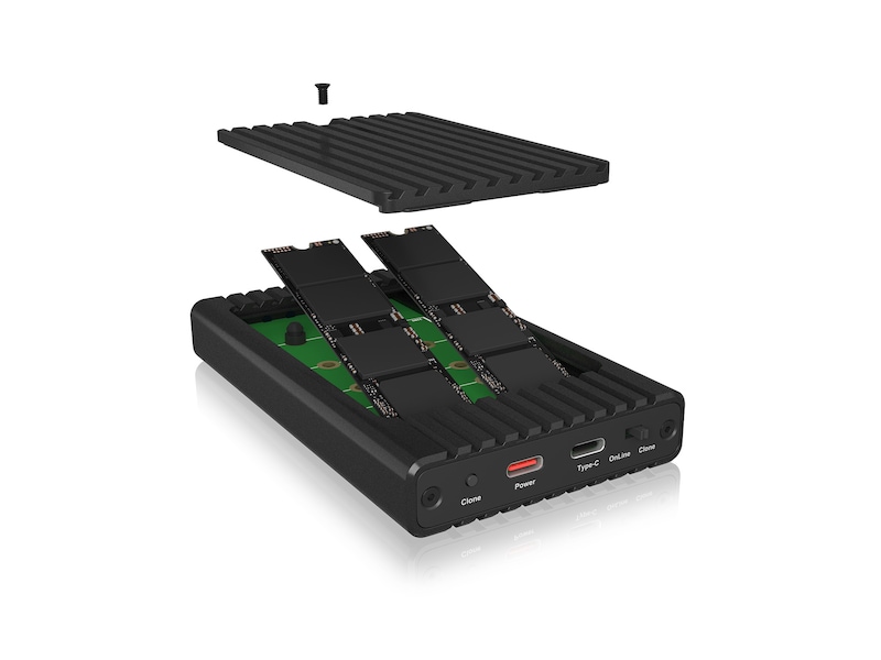 Icy Box Enclosure IB-2817MCL-C31 Externa Chassi