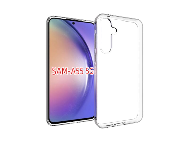 iiglo Samsung Galaxy A55 Silikonskal (transparent) Skydd