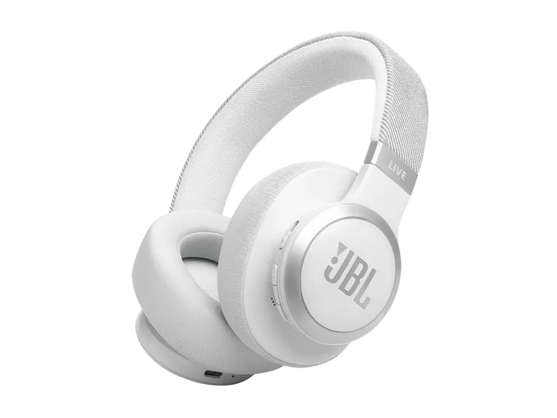 JBL LIVE 770NC Trådlösa Hörlurar, Over-ear (vit) Trådlöst