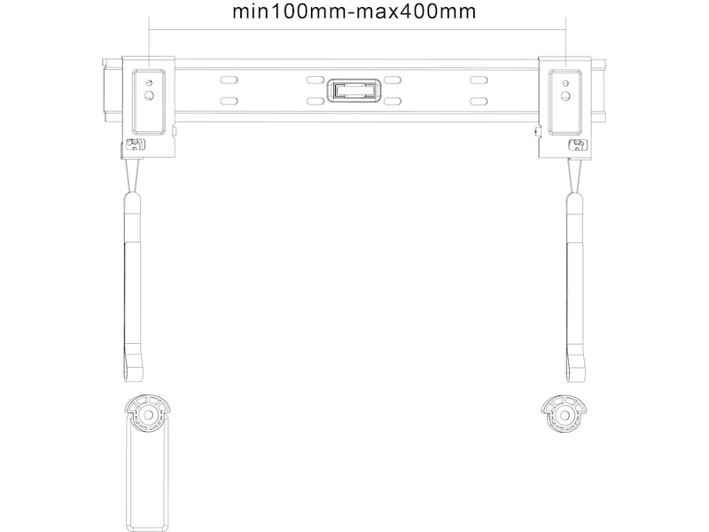 Andersson FDW 2.1 väggfäste TV slim 32-55" Väggfäste/vagnar/ upphängning