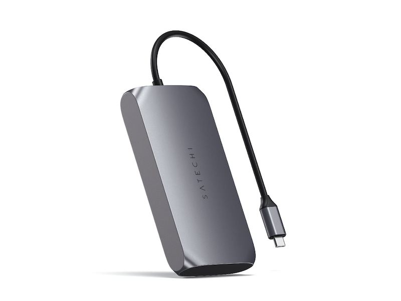 Satechi USB-C M1 Multimedia Adapter (grå) USB-hub