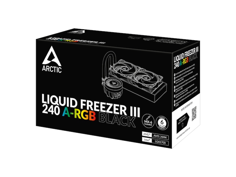 Arctic Liquid Freezer III 240 A-RGB Kylare (svart) CPU - Vattenkylning