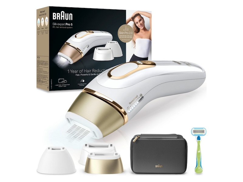 Braun IPL Silk·expert Pro 5 PL5242 (vit/guld) Ladyshave