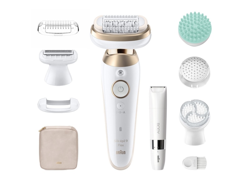 Braun Silk-épil 9 Flex 3S SkinSpa Epilator SES9-481 (vit/guld) Ladyshave