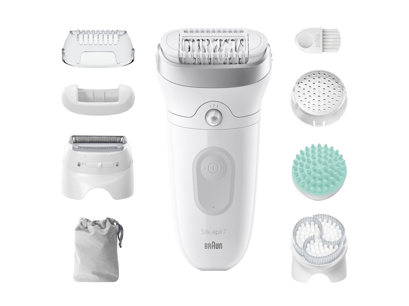 Braun Silk-épil 7 SkinSpa SE7-081 Epilator (vit/silver) Ladyshave