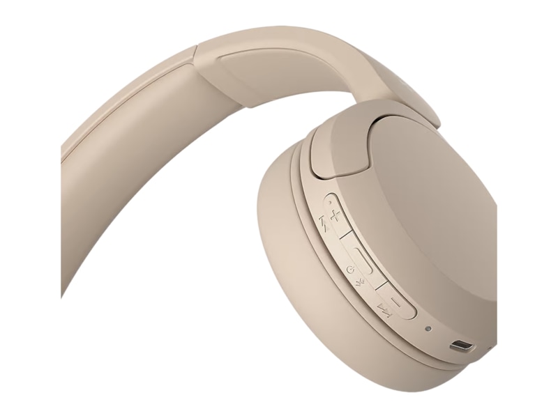 Sony WH-CH520 trådlösa hörlura, On-Ear (beige) Trådlöst