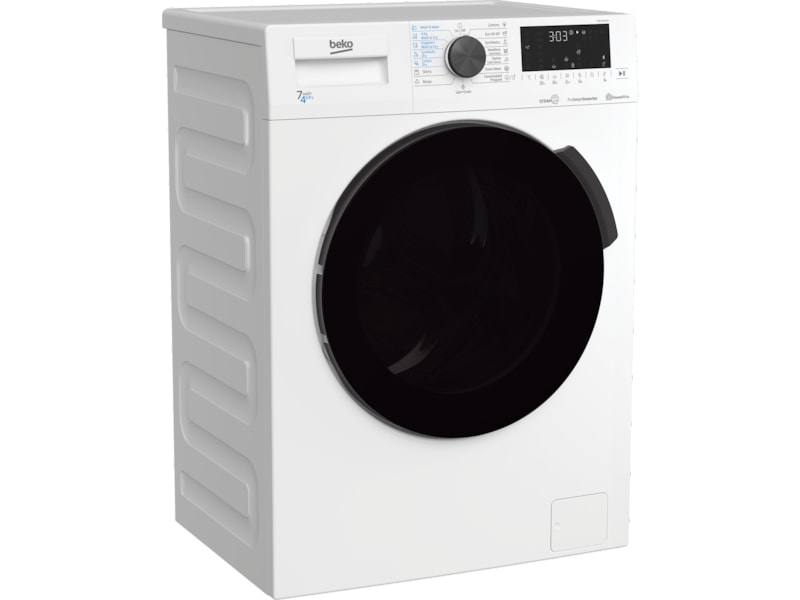 Beko HTE7616X0 Tvättmaskin/Torktrumlare (vit) Kombinerad tvätt och tork