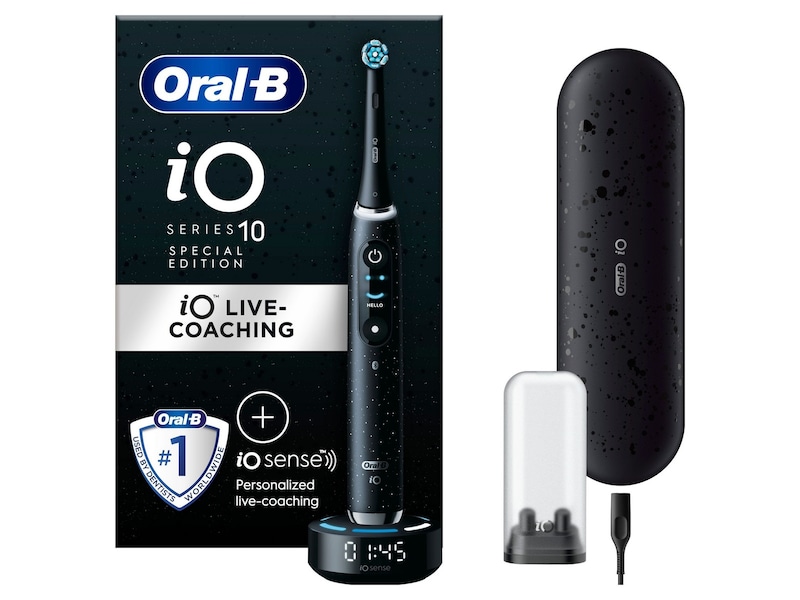 Oral-B iO 10 elektrisk tandborste (svart) Tandvård