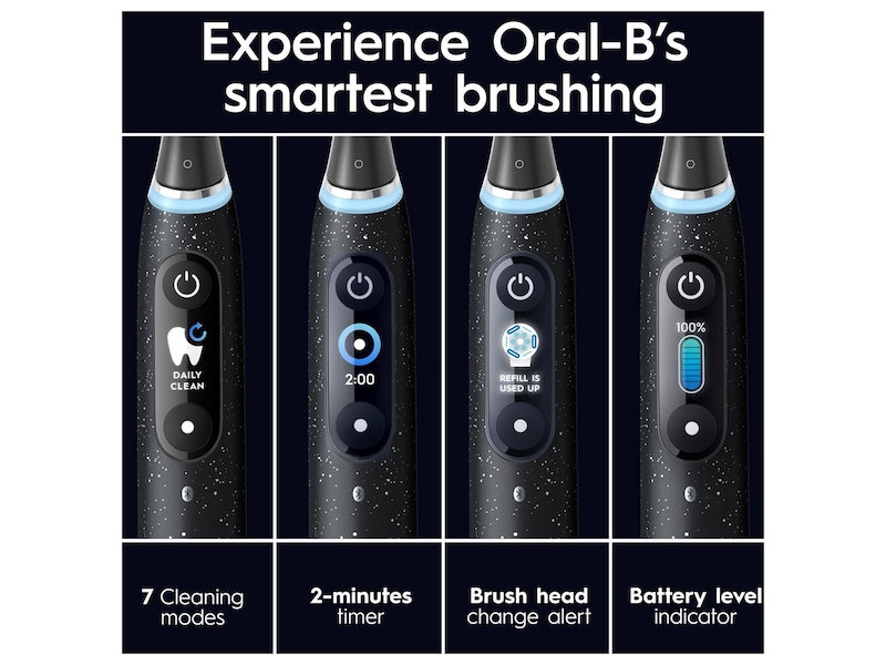 Oral-B iO 10 elektrisk tandborste (svart) Tandvård