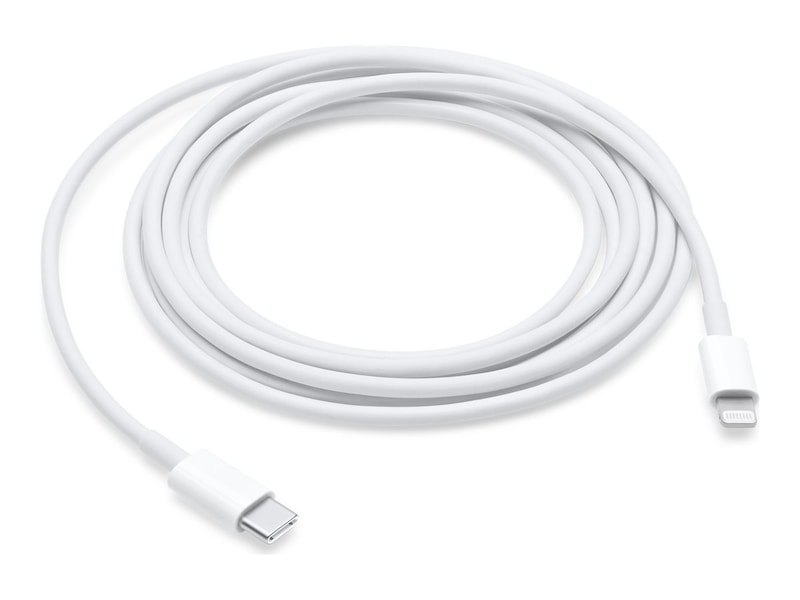 Apple Lightning till USB-C-kabel 2m (vit) USBkablar