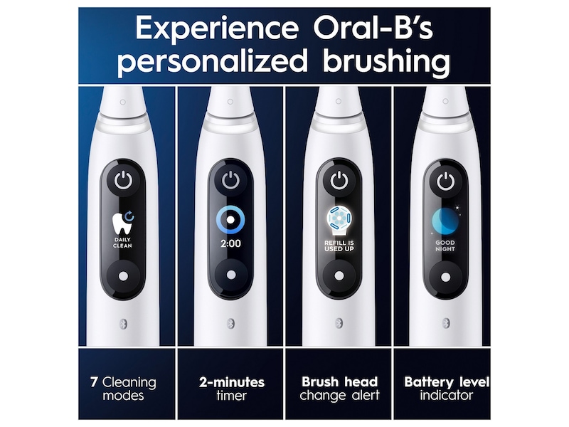 Oral-B iO 9 elektrisk tandborste (vit) Tandvård