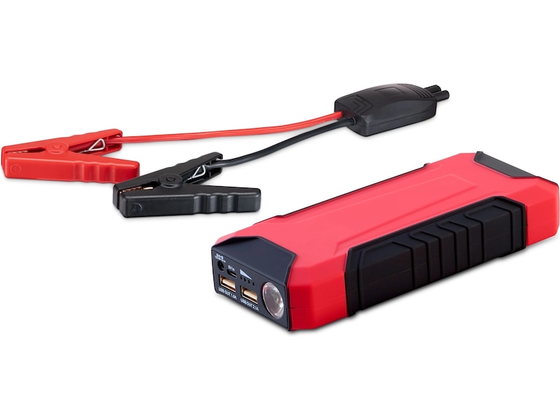 Andersson Powerbank + Jumpstarter 8000 mAh (röd) Powerbank