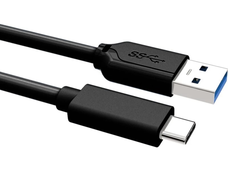 Andersson USB-C till USB-A kabel 1m (svart) USBkablar