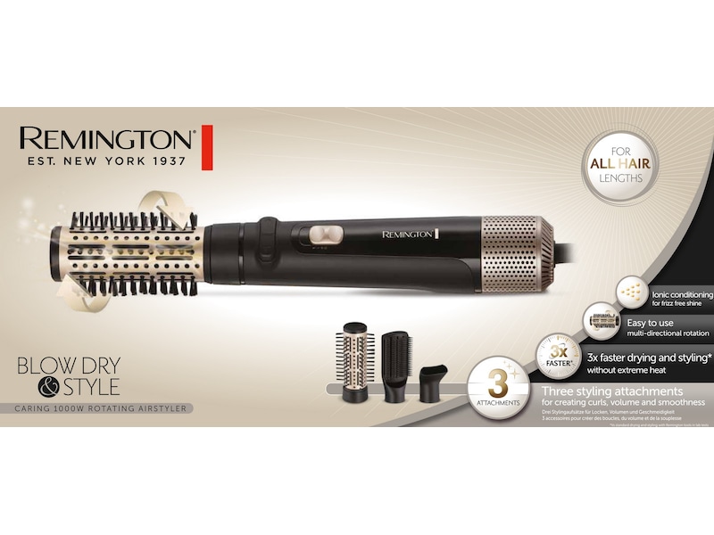 Remington Blow Dry & Style 1000W Rotating Airstyler Hårvård & styling