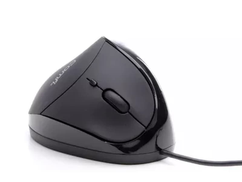 KENSON Vertical Mouse Comfi 2 trådbunden mus (svart) Ergonomi