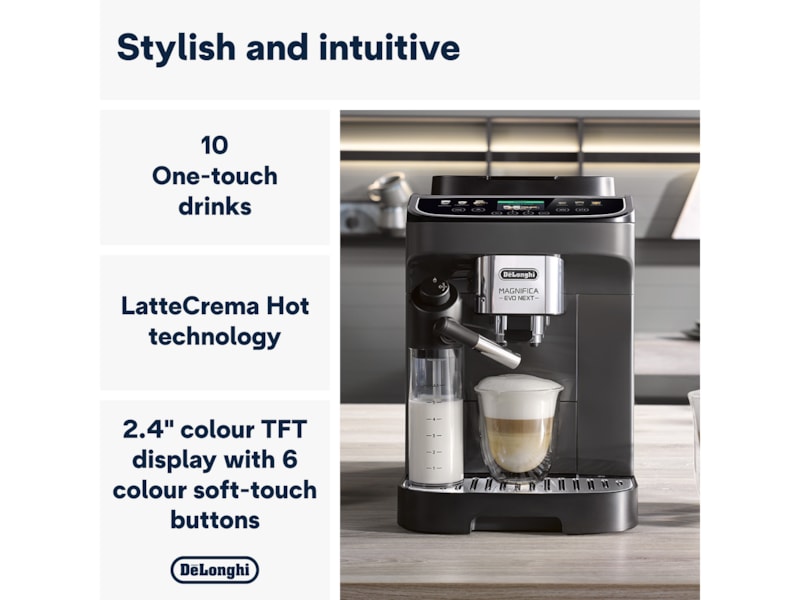 Delonghi Magnifica EVO Next ECAM310.60.B Automatisk kaffemaskin Kaffemaskiner