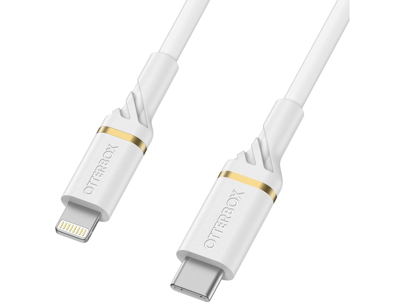 OtterBox Lightning till USB-C kabel 2m (vit) USBkablar