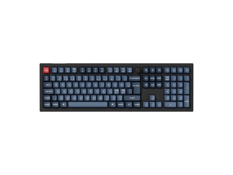 Keychron V6 MAX Gateron Jupiter Brown trådlöst gamingtangentbord Gamingtangentbord