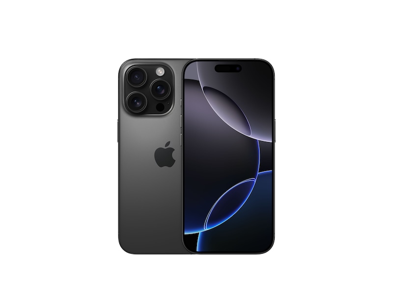 iPhone 16 Pro 128GB (svart titan) Mobiltelefoner